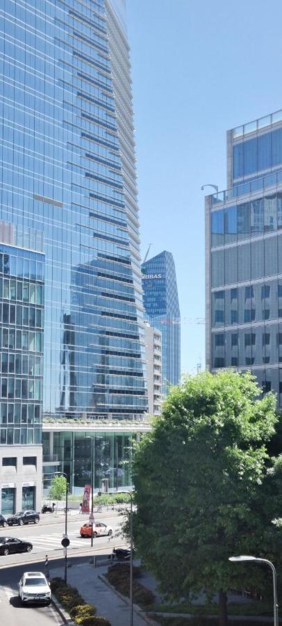 밀라노 Joivy Superb Flat, 2 Balconies & Skyscrapers View 아파트 외부 사진